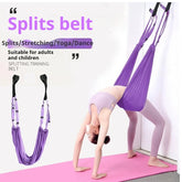 Ensemble de Yoga aérien en soie pour femme, hamac, jambes arrière, étirement, balançoire, accessoires de Pilates, ceinture de Fitness élastique, équipement de gymnastique à domicile