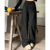 High-waisted jeans for women, streetwear, designer, wide leg, classic grey, gothic, straight leg, fashion