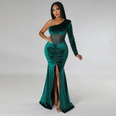 Women's long evening dresses, party wear, birthday dresses, autumn clothing, 2022