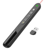 2.4G USB Laser Presentation Pointer, Wireless Demo Remote Control Pen for PowerPoint PPT for Conferences, Meetings, Sliding Pen