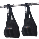 Padded AB straps for home gym exercises, 1 pair, for leg raises, muscle training equipment
