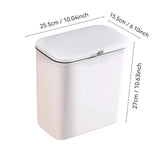 Kitchen compost bin for countertop or under-sink use, small hanging kitchen bin with lid for indoor compost bucket