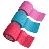 Bandage médical en gaze, 1 rouleau de 2.5/5/10cm x 4.5m, bandes élastiques respirantes auto-adhésives pour le sport, fixation des doigts, des poignets et des jambes