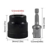 Electric drill jack adapter, impact wrench adapter, car repair jack socket, vehicle maintenance, lifting tool, labor-saving equipment