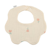 Waterproof cotton bibs for newborns, adjustable fabrics for infant girls and boys, cute cartoon print bib, baby feeding accessories