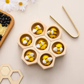 Puzzle en bois abeille jouets Montessori jouets pour bébé motricité Fine jouet bébé 0 12 mois jeux assortis jouets éducatifs précoces cadeau
