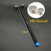 Car dent removal hammer, body repair, impact leveling hammer, replaceable traceless repair tool, carbon fiber and stainless steel