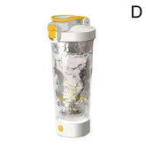 Automatic mixing cup with USB charger, protein and powder shaker bottle, leakproof, silent, portable, multifunctional, coffee and milk cup