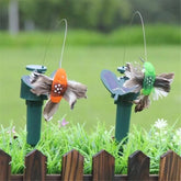 Solar-powered garden decoration, dancing floating butterflies, flying birds, garden courtyard, outdoor home decoration, farmland