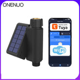 Minuterie d'arrosage intelligente Tuya Wifi, système d'irrigation goutte-à-goutte à énergie solaire, enregistreur de débit d'eau intégré, contrôleur d'eau