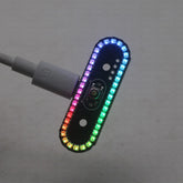 Feu arrière coloré à 8 modes, modèle de flux lumineux LED sans fil, clignotant, dégradé de respiration, lampe rotative pour véhicules RC, avion, Drone