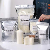 Flocons de cire de soja naturelle 500g/1kg, fournitures de fabrication de bougies parfumées, matière première, bougies sans fumée, mèches, artisanat de fabrication