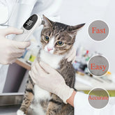 Thermomètre infrarouge pour animaux de compagnie, chien, chat, mesure médicale des animaux, électronique, sans contact, équipement vétérinaire domestique rapide