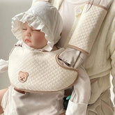 Ins porte-bébé bavoir poitrine sucer ceinture bavoir bandoulière housse de protection taille tabouret accessoires anti-morsure serviette