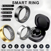 Anneau intelligent de pression artérielle, surveillance de la santé du sommeil, Mode multisport, smartring IP68, étanche, soins à distance pour hommes et femmes