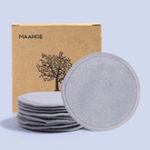 MAANGE Reusable, Washable Makeup Remover Pads for Facial Cleansing, Clean Sponge, Liquid Cream, Body Makeup Remover, Cosmetic Tools, 10 Packs