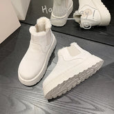 2025 nouvelles bottes de neige à semelles épaisses pour femmes en peluche chaude marque de luxe bottines de créateur hiver Mujer Botas nouvelles bottines pour femmes