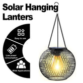 Solar LED Outdoor Light, Waterproof, 3000k, Auto On/Off, Induction, Decorative Outdoor Hanging Light, Festival Light