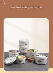 Stackable Stainless Steel Bento Lunch Container Portable Lunch Box