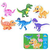 Montessori Baby Puzzle Educational Toys for Children 2 to 4 Years Old Toddler 3D Wooden Puzzle Kids Tin Box Puzzle Games Toys