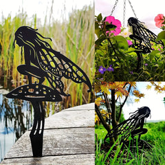 Metal fairy garden outdoor decoration for your patio and lawn