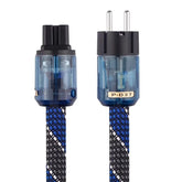 YYAUDIO Power Cable HiFi Audio Cable OCC EU/US Vseries Connector Amplifier, Filter 1m 1.5m