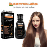 Shampoing à la biotine de 250 ml pour la croissance des cheveux et les cheveux amincissants – Shampooing au gingembre, formule épaississante pour le traitement de la perte de cheveux pour femmes et hommes