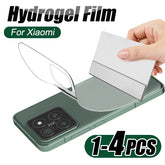 Films Hydrogel arrière pour Xiaomi, 1 à 4 pièces, 14 Ultra, 13t, 13 Pro, 12 Lite, Redmi Note 13 Pro, 11 12, Turbo, protecteur d'écran souple