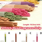 50 sticks/box natural incense spices for the home sandalwood Clean air aromatherapy fragrance spices Fresh air