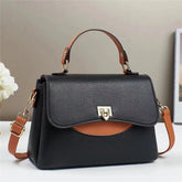 Fashionable women's handbag, Korean style slanted shoulder bag, high-quality material handbag, simple minimalist style