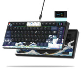 Womier S-K80 75% clavier avec écran OLED couleur clavier de jeu mécanique échange à chaud clavier joint montage rvb clavier personnalisé