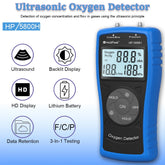 Instrument de mesure d'oxygène ultrasonique portatif, pour la détection de la Concentration de sortie du générateur d'oxygène PSA, débit et pression