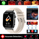 2025 New Smart Watch 2.04 Inch Screen Uric Acid Blood Lipids Body Composition Five Detectors 650mAh Sport HD Call Smart Watch
