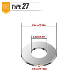 Self-adhesive decorative stainless steel tap cover, 1 piece, chrome finish for water pipe, wall covers, bathroom accessories