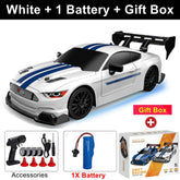 4WD RC Drift Car, High-Speed Remote Control Racing Vehicle with LED Lights, 2.4GHz Radio, 4x4 Off-Road Truck, Children's Toy