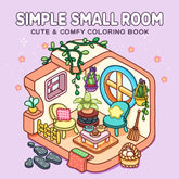 Livre de coloriage pour la relaxation – Décoration de pièce simple avec illustrations de livre d'images pour la créativité et le soulagement du stress