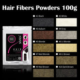 SEVICH fibre de cheveux 100g kératine fibre de cheveux poudre épaississante fibre de renforcement des cheveux Spray poudre de repousse instantanée perte de cheveux dissimuler