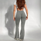 Taille haute entraînement Yoga Leggings Fitness bout à bout Scrunch fesses sport pantalons de gymnastique femmes