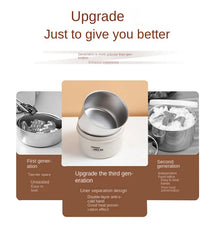 Stackable Stainless Steel Bento Lunch Container Portable Lunch Box