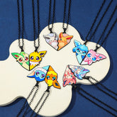Ensemble de colliers Pokémon Eevee Evolution avec Umbreon, Espeon, Sylveon, Jolteon, pendentif Flareon, cadeau de bijoux animés pour les fans des femmes