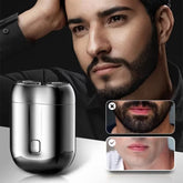 2025 nouveau Mini rasage électrique Double tête amélioré aspiration magnétique hommes USB Rechargeable Portable étanche rasoir