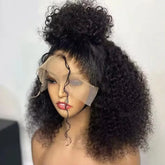 100% cheveux humains lâche vague profonde courte Bob perruques cheveux humains 13x4 Transparent dentelle avant perruque 16 pouces 200 densité perruque vietnamienne