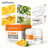 Crème éclaircissante pour le visage à la vitamine C, hydratante, émolliente, élimination des taches foncées, raffermissante, Anti-vieillissement, réparation, soins pour la peau