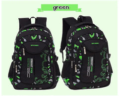 SR-Waterproof Primary School Backpack for Boys, Book Bag, Orth4WD