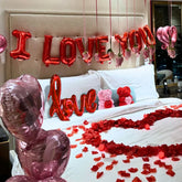 Bannière de lettres I Love You de 16 pouces, ballons de décoration Big Love pour la saison de mariage, fiançailles, cadeau de mariée, fête des mères