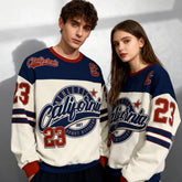 Sweat à capuche à col rond pour femmes et adultes, chemise numérique surdimensionnée, style Hip Hop, Punk Y2k, automne/hiver 25/26, pour adultes et enfants, même Style