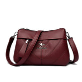 High-quality women's leather shoulder bag, luxury handbag, designer shoulder bag, crossbody bag for women, handbag 2025