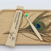 100-Piece Bamboo Toothbrush Set, Reusable, Eco-Friendly Adult Toothbrush, Soft Wooden Toothbrush, Vegan