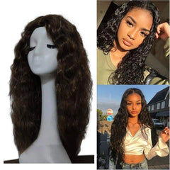Natural Peruvian Lace Front Wig, Curly Hair, Glueless