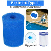 Éponge filtrante de piscine en Bio mousse réutilisable, longue durée, facile à nettoyer, universelle pour le Type I/II/VI/D, 1 pièce